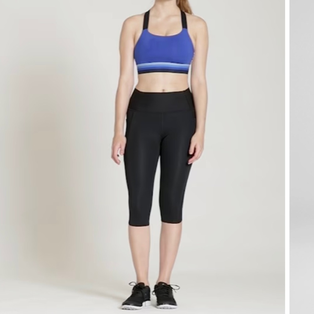 GapFit Sculpt Compression Black Cropped Leggings